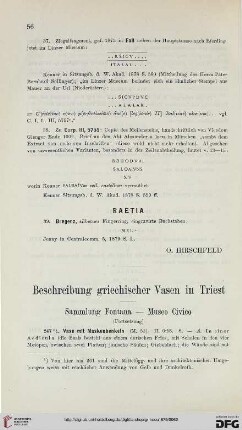 3: Beschreibung griechischer Vasen in Triest, [3]
