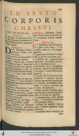 In Festo Corporis Christi.