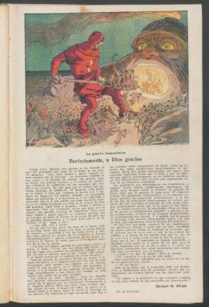 Perfectamente, a Dios gracias : La guerra humorística
