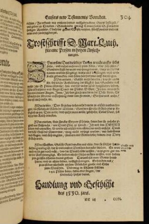 Handlung und Geschicht des 1530. jars.