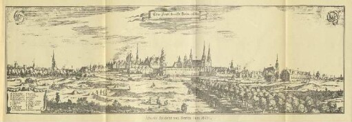 Älteste Ansicht von Berlin (um 1650)