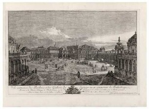 Der Zwingerhof in Dresden