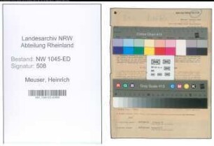Entnazifizierung Heinrich Meuser , geb. 27.06.1922 (Lehrer)