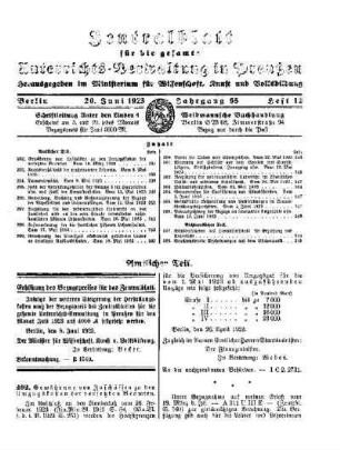 Gewährung von Zuschüssen zu den Umzugskosten der versetzten Beamten : [Amtlicher Teil]