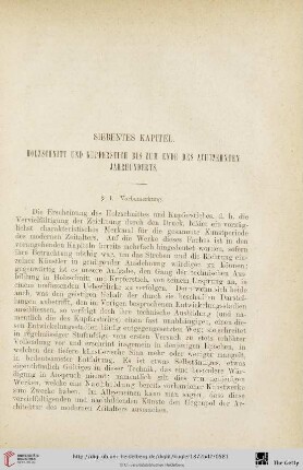 Siebentes Kapitel: Holzschnitt und Kupferstich bis zum Ende des Achtzehnten Jahrhunderts