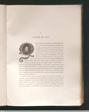 IX. Léonard de Vinci