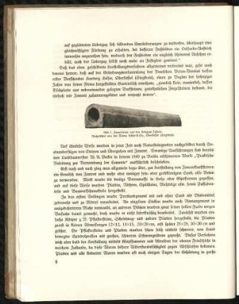 Abb. 1. Zementrohr aus den siebziger Jahren. Ausgeführt von der Firma Hüser & Cie., Oberkassel (Siegkreis).