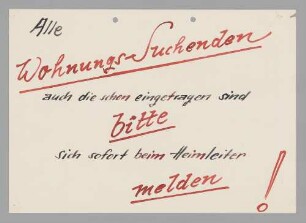 "Alle Wohnungs-Suchenden"