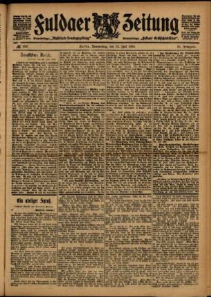 Ausgabe vom Donnerstag, den 13. Juli 1905.