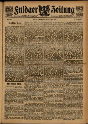 Ausgabe vom Donnerstag, den 13. Juli 1905.