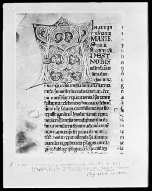 Liber matutinalis des Konrad von Scheyern — Initiale A, Folio 145verso