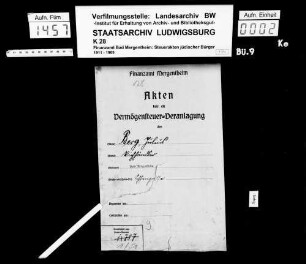 Berg, Julius; Viehhändler *29.08.1876 Tauberettersheim Berg, Klara geb. Seemann Dezember 1937 ausgewandert nach Palästina Wohnort: Bad Mergentheim