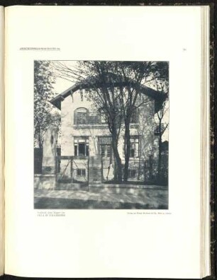 Tafel 68: Villa in Berlin Grunewald
