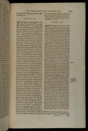 Oratio XI. - Oratio XV.