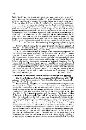 Krankheiten des Kindesalters : (einschl. allgemeine Pathologie und Therapie)