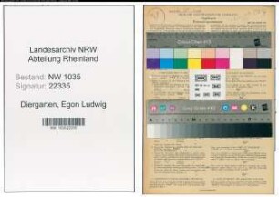 Entnazifizierung Egon Ludwig Diergarten , geb. 20.01.1903 (Buchhalter)