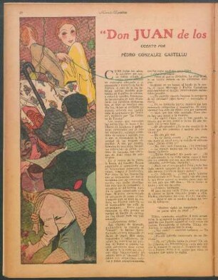 "Don Juan de los carnavales" : Cuento por Pedro González Gastellu