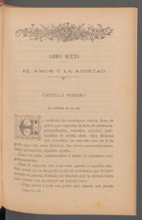 Libro sexto - El amor y la amistad