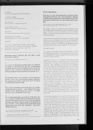 Bundesbaugesetz (BBauG) §§ 123 Abs. 3 und § 129 Abs. 1 Satz 3;