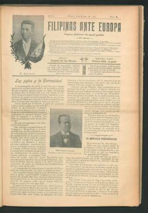 2.1900: Filipinas ante Europa