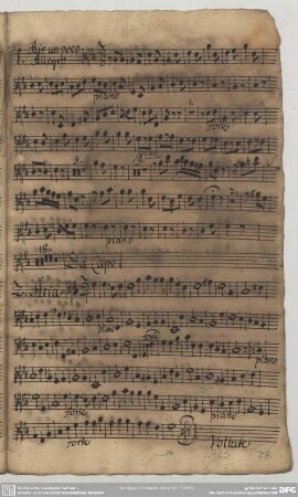 Fasch, J. F.[?], Suiten, D-Dur / Ausw.
