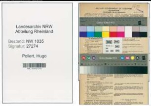 Entnazifizierung Hugo Pollert , geb. 18.05.1888 (Kaufmaennischer Angestellter)