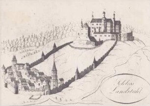 Schloß und Stadt (Merian) Nach Martin Neumann 1837