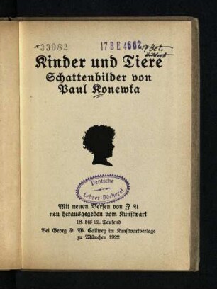 Kinder und Tiere