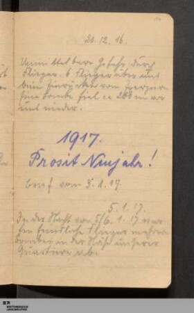 01. Januar - 17. September 1917