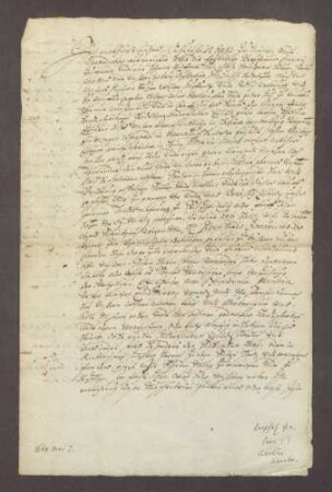 Matthias Eicher zu Heidelberg verschreibt sich gegenüber der Landschreiberei Heidelberg über 30 Gulden Kapital.