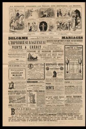 La semaine comique (Le Salon des refusés), par Hadol