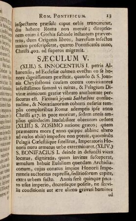 13-23, Saeculum V - VII