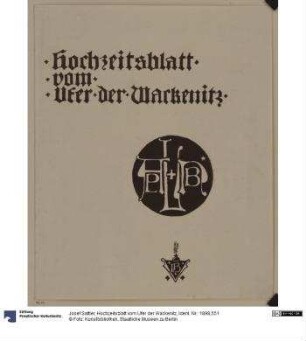Hochzeitsblatt vom Ufer der Wackenitz