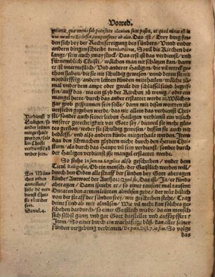 Beschaydne vnd diser zeyt, sehr nothwendige erklärung dreyer Hauptarticul Christlicher lehr : ... ; Nit allain den gemainen Pfarrherrn vnd Predigern des wort Gottes, Sonder auch den Christlichen Haußuättern ... gantz nutzlich zulesen