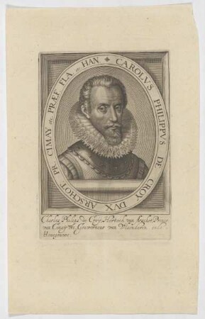 Bildnis des Carolus Philippus de Croy