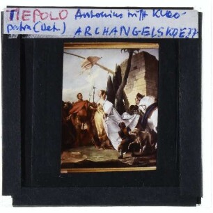 Tiepolo, Antonius trifft Kleopatra : Detail