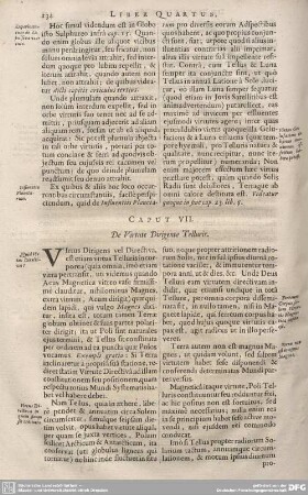 CAPUT VII. De Virtute Dirigente Telluris.