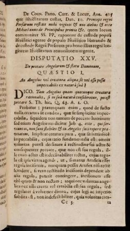 405-425, Disputatio XXV.