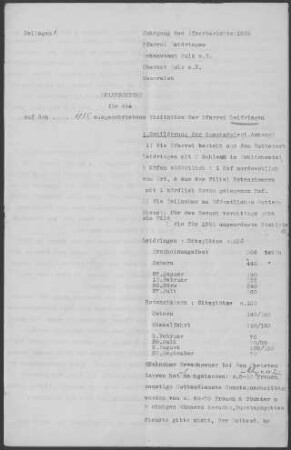 Leidringen-Rotenzimmern: Pfarrbericht 1925