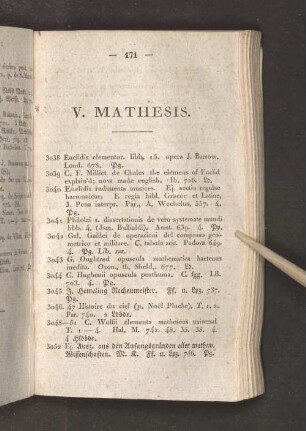 V. Mathesis.