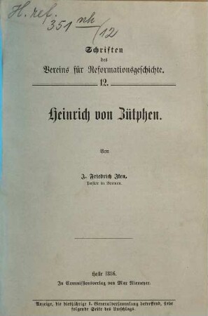 Heinrich von Zütphen