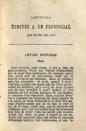 Lettres provinciales, 2