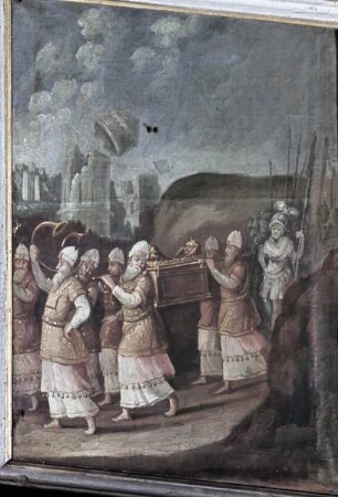 Typologische Darstellung von Szenen des Alten Testaments — Die Eroberung Jerichos