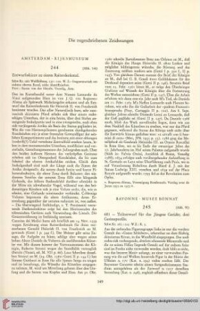 Die zugeschriebenen Zeichnungen