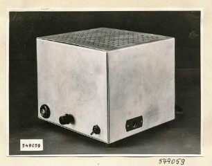 Fernsehsender, Bauteil, Bild 2; Foto 1954