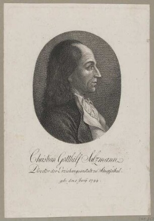 Bildnis des Christian Gotthilf Salzmann