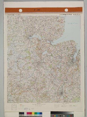 Karte von dem Kreis Rendsburg-Eckernförde