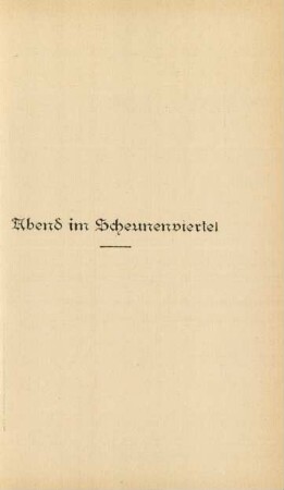 Abend im Scheunenviertel