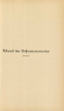 Abend im Scheunenviertel