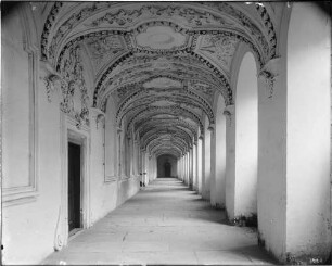 Salem Schloss Salem Konventsgebäude Bernhardusgang im Sakristeiflügel - Stuck von Johann Schmuzer, 18. Jahrhundert